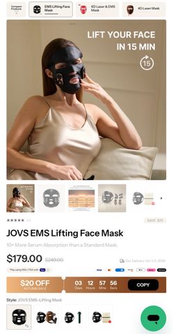 JOVS EMS Lifting Mask