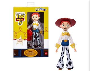 ​Mattel Disney and Pixar Toy Story 5 Ragdoll Edition Jessie
7-inch Soft Playscale Action Figure, Movie Accurate, Collectible