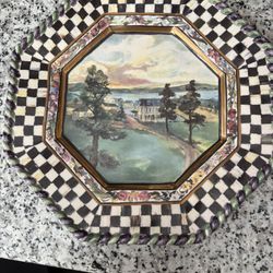 First Edition Mackenzie-Childs Dinner Plate Never Used 