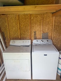 Maytag Top Load Washer and Dryer Set