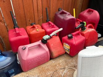 1 gallon, 2 gallon, 5 gallon gas cans 1 gallon, 2 gallon, 5 gallon gas cans