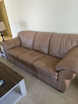 Fuax Leather Sofa Set