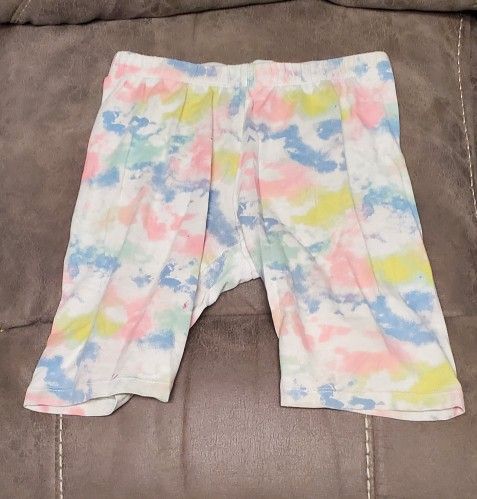 Girl's Cat And Jack Tie-dye Shorts Size Large 10 - 12