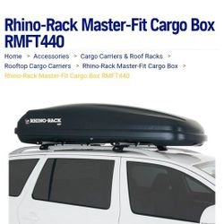 New RHINO-RACK rooftop Cargo Box  Thule Yakima