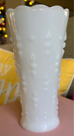 Vintage Milk Glass Vase