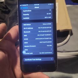 Iphone 6s Plus UNLOCKED 32 Gb  OtterBox