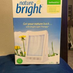 Nature Bright Sun Touch Plus Light and Ion Therapy Lamp