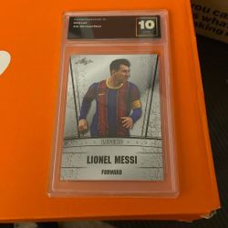 Lionel Messi 2024 Leaf Graded 10