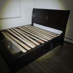 Ver Nice California King Sleigh Bed