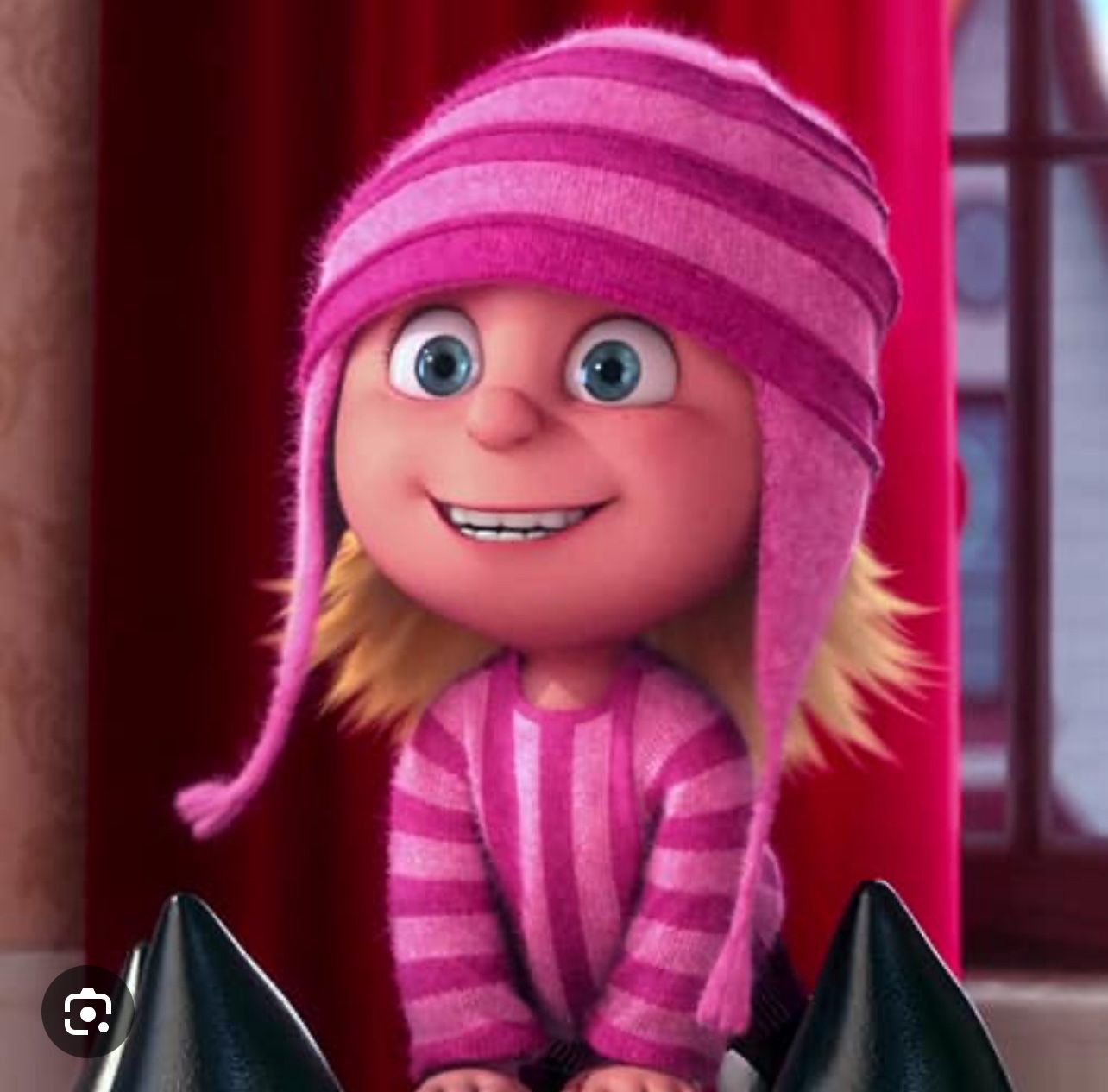 Edith despicable me perfect hat for last minute Halloween costume. Located in san jacinto