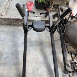 Fitness Reality Power Tower Adjustable Height Pull Up & Dip Station Multi-Function Home Strength Training Machine 