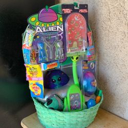 OUTER SPACE ALIEN EASTER BASKET
