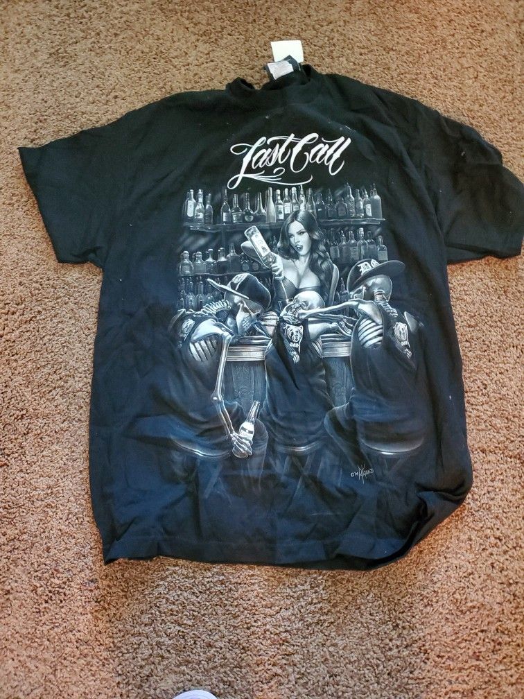 Brand New Black XL Last Call T-shirt
