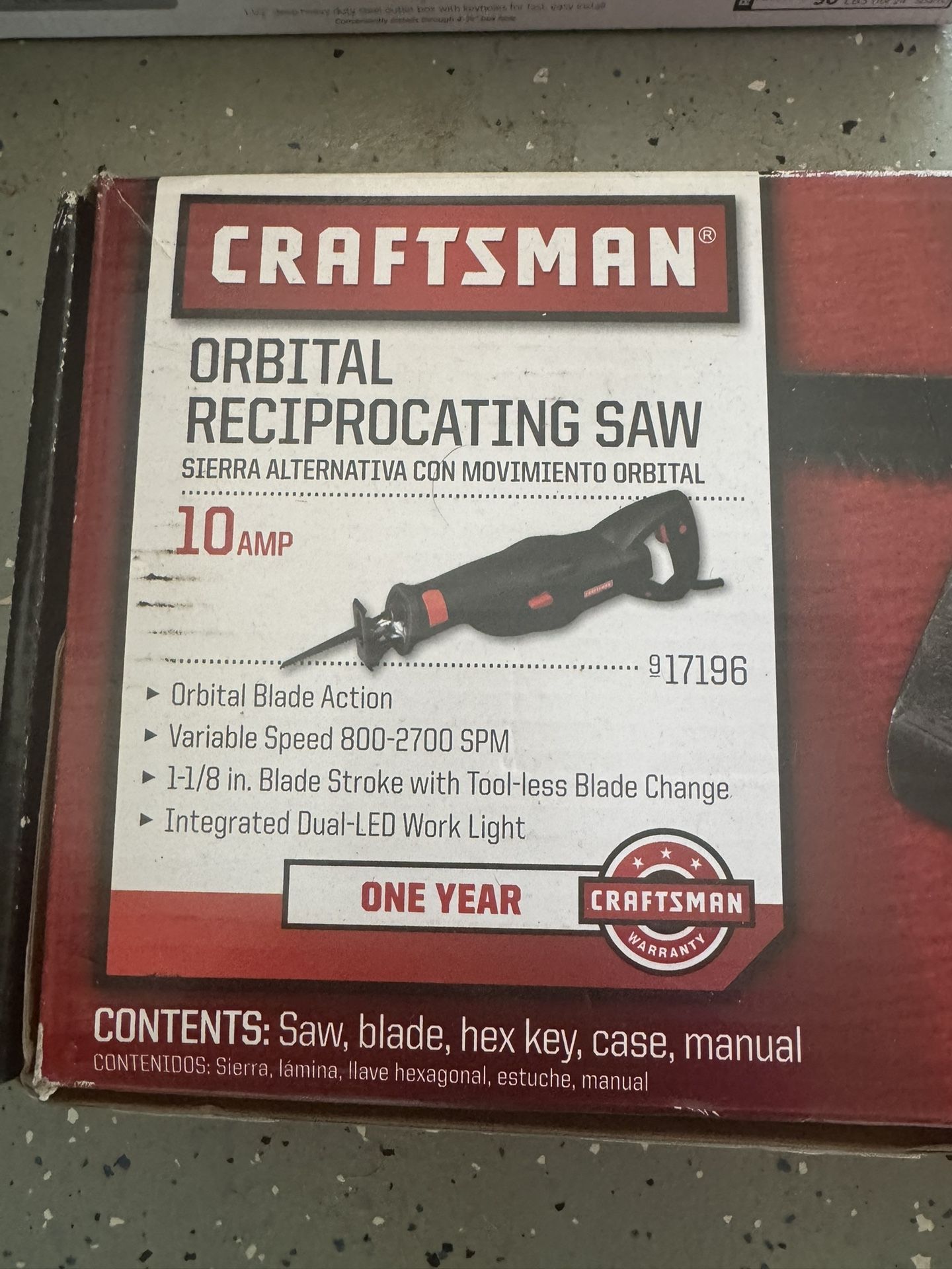 Craftsman Orbital Saw