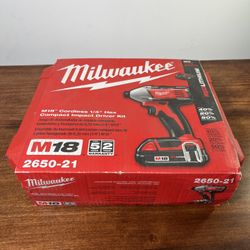 Milwaukee Compact Driver Box 2650-21 EMPTY