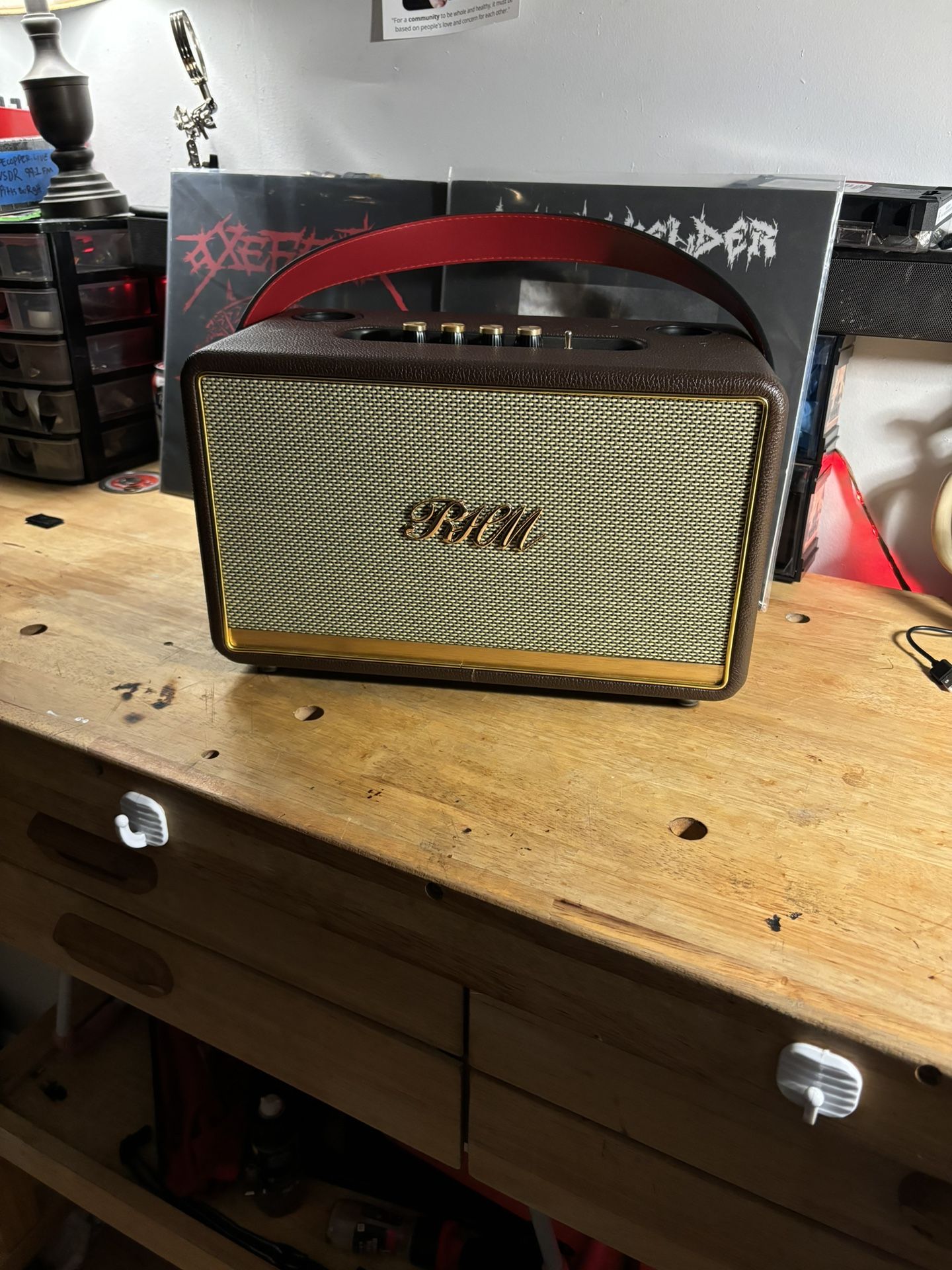 R.H.M. Portable/ rechargeable Karaoke Machine