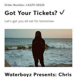 CHRIS TRAVIS TICKETS FOR TODAY AUG 2 