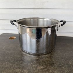 Tramontina Stainless Steel 12 Quart Covered Stock Pot