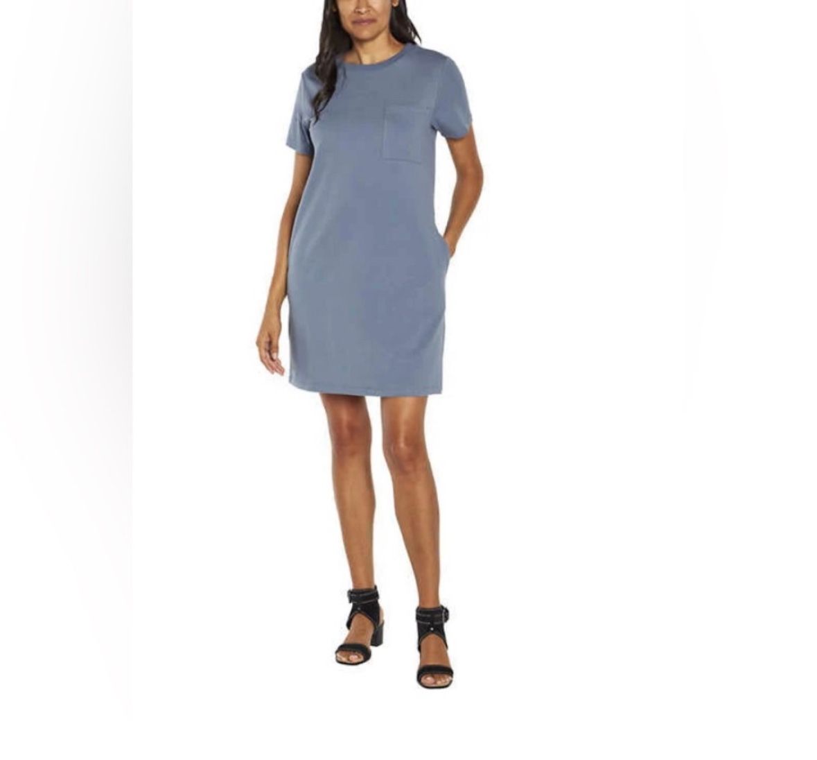 Banana Republic Ladies Shirt Dress Blue Sz M Brand New
