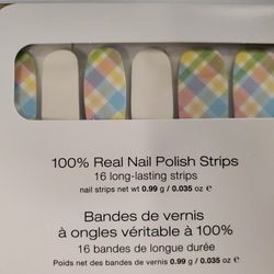 100% REAL NAIL POLISH STRIPS 