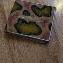 Genuine stingray Leather Wallet 