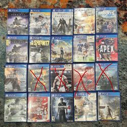 Video Games for PS4/PS5