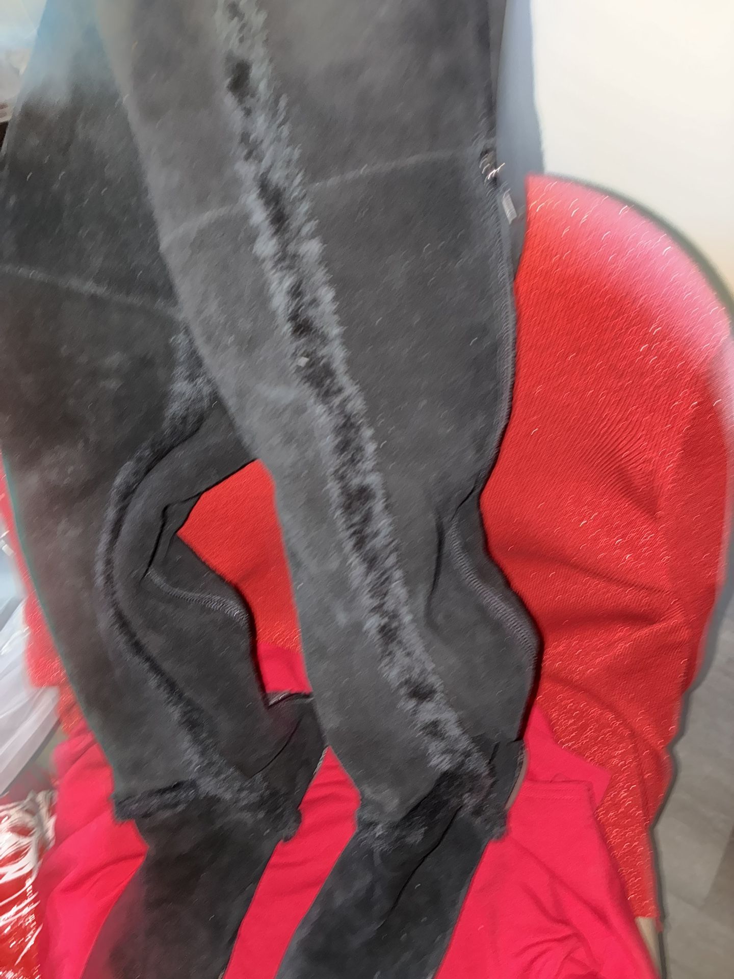 Very Nice Leather Long Boots Weary Warm Size 7 And Held 8