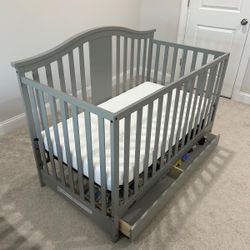 Graco5-in-1 Convertible Baby Crib with Drawer, mattress Included