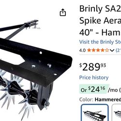 Tow behind spike aerator