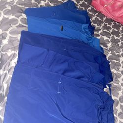Size Large Blue Scrub Pants