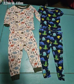 12m and 18m boys pjs