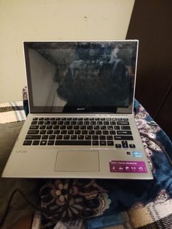 Sony Touch Screen Laptop 
