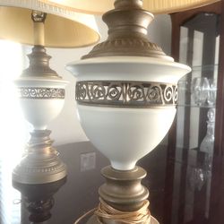 Two table lamps