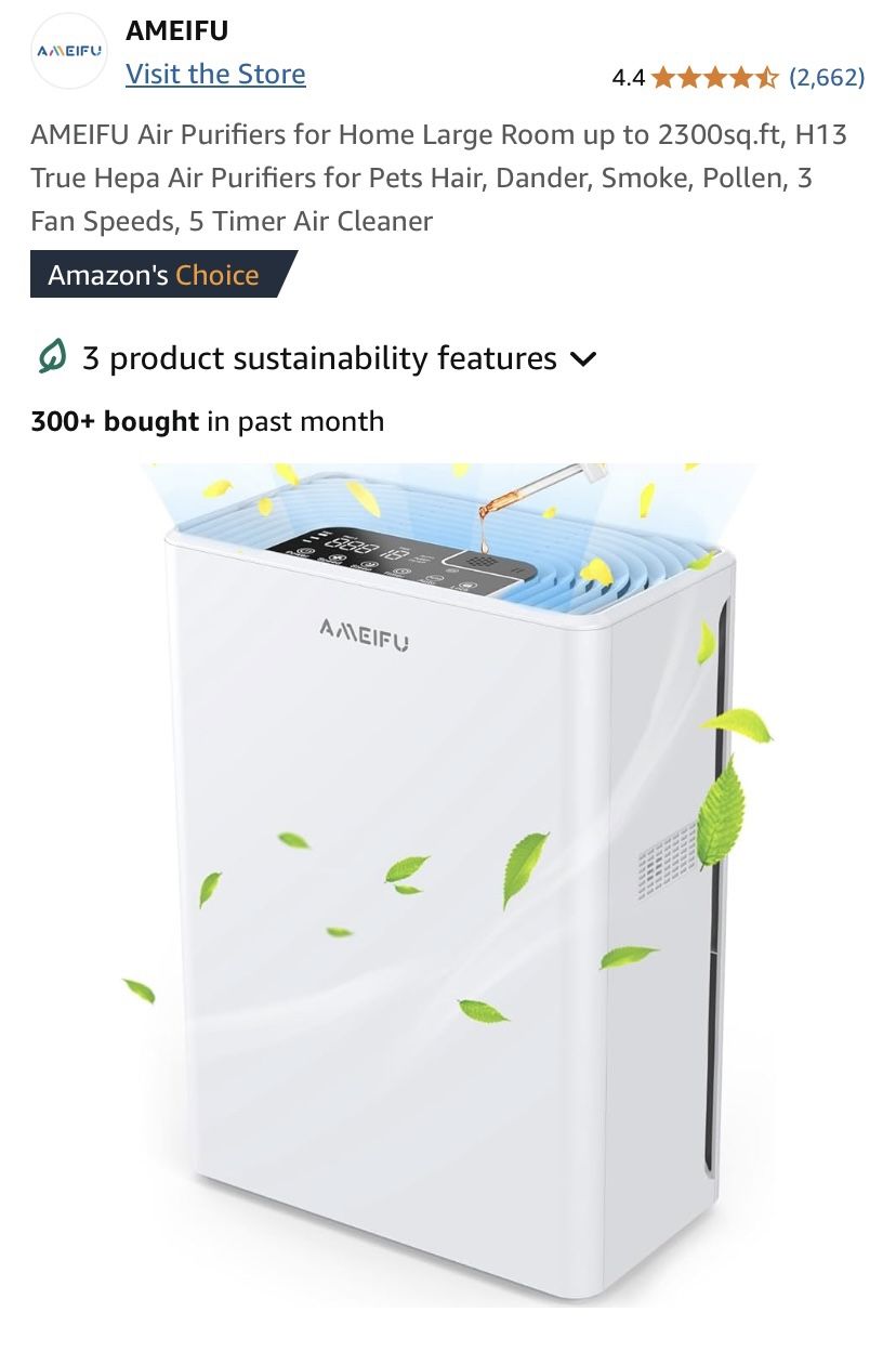 Hepa Room Air Purifier