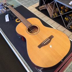 Ibanez Performance Series PN50TKE Natural High Gloss Parlor Acoustic Electric Guitar NEW!