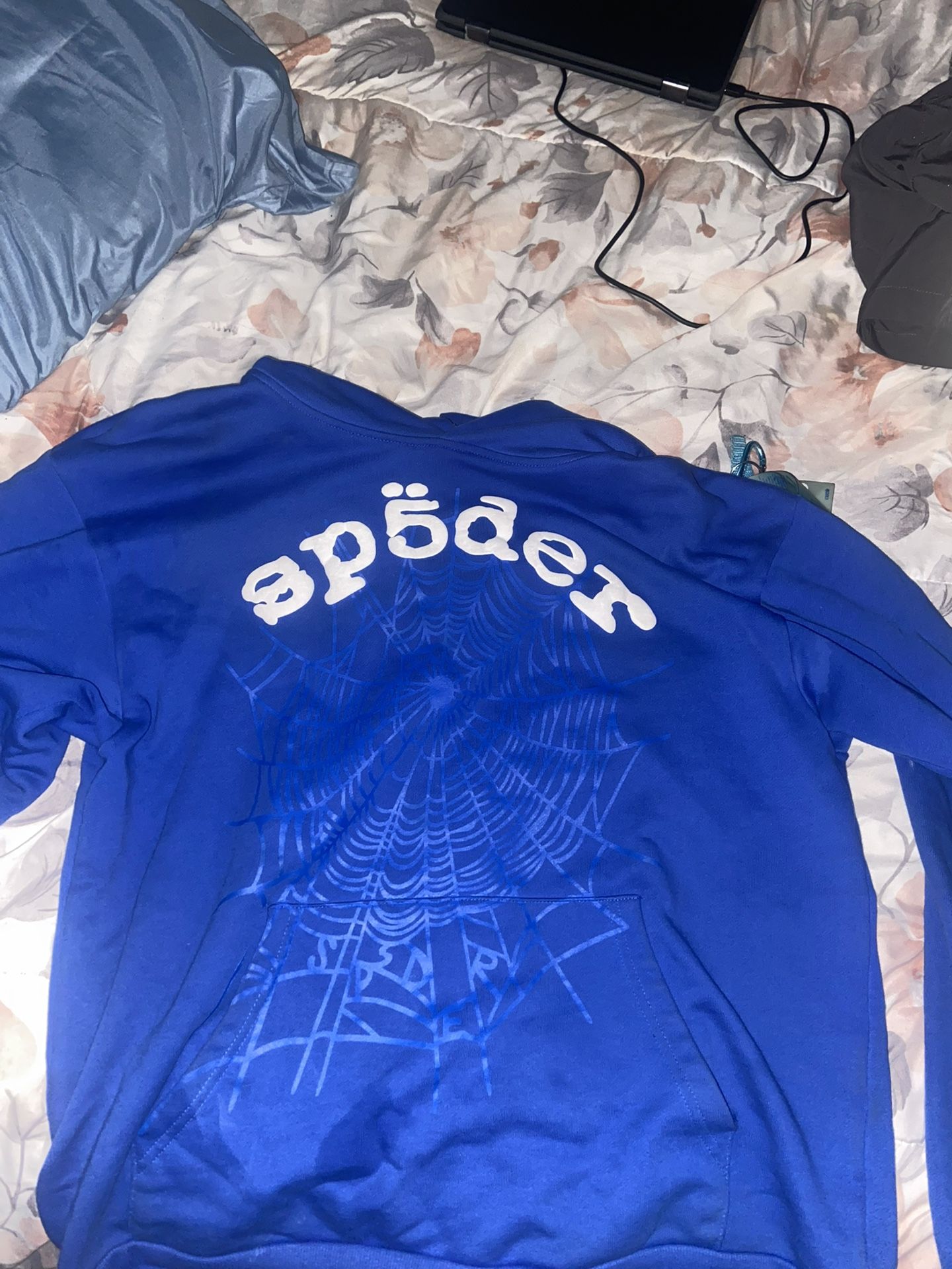 Spider Hoodie Og Blue 