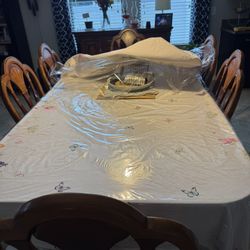 Dining Table 6 Chairs And Buffet