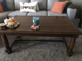 Beautiful Vintage Rustic Wooden Coffee Table