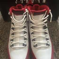 Air Jordan 9 Retro Gym Red White Size 8 Excellent Condition With Box