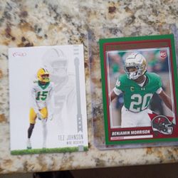   Bucs Rookies Tez Johnson And Benjamin Morrison 