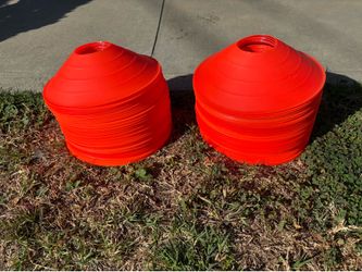 Soccer Equipment. Soccer cones. Soccer markers