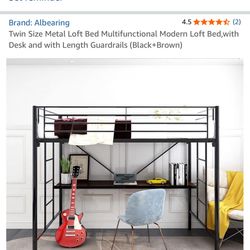Twin Metal Loft Bed