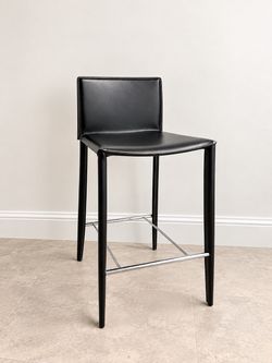 Bontempi Casa Linda Italian Leather Counter Stool – Made in Italy