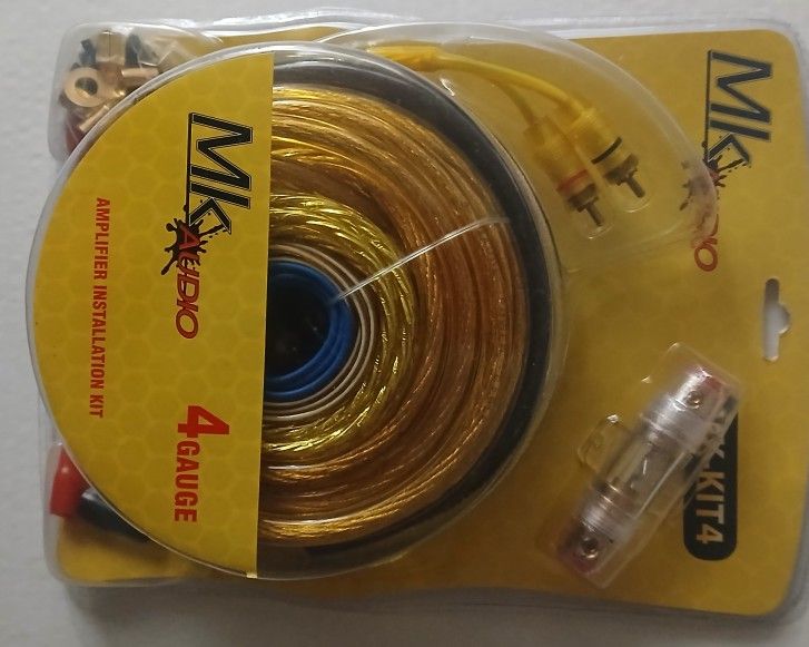 MK Audio 4 Gauge Amp Kit Brand New In The Box
