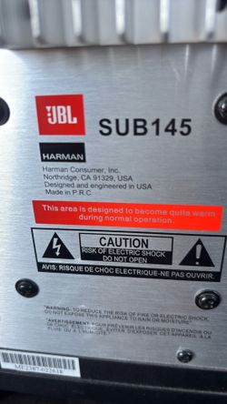 JBL powered subwoofer