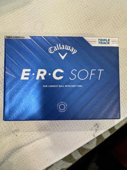 Sold pending pickup 1 Dozen Brand New Callaway ERC Soft golf balls