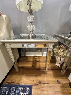 6 items: 2 End Tables + 4 Lamps (bedroom & living room)