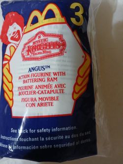 BRAND NEW ANGUS WITH BATTERING RAM,  MCDONALD'S HAPPY MEAL TOY 