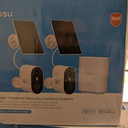 Aosu Solar Security Cameras Wireless Outdoor Wide Angle, No Subscription