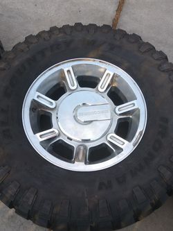 OEM Hummer H2 Wheels + Spare Tire